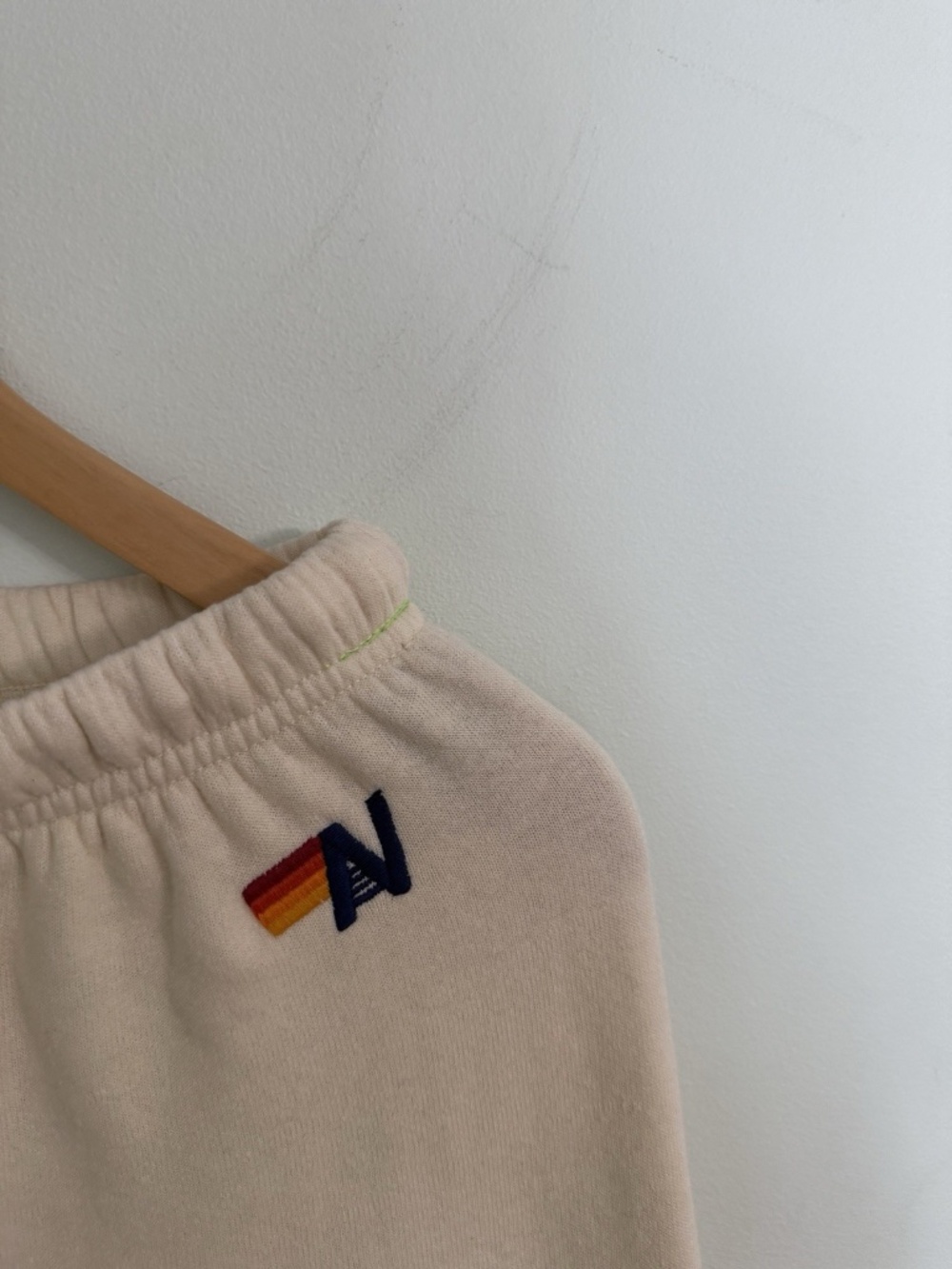 Aviator Nation Sunset Patch Relaxed Cropped Zip Hoodie & Sweatpants Set Medium - Picture 10 of 12
